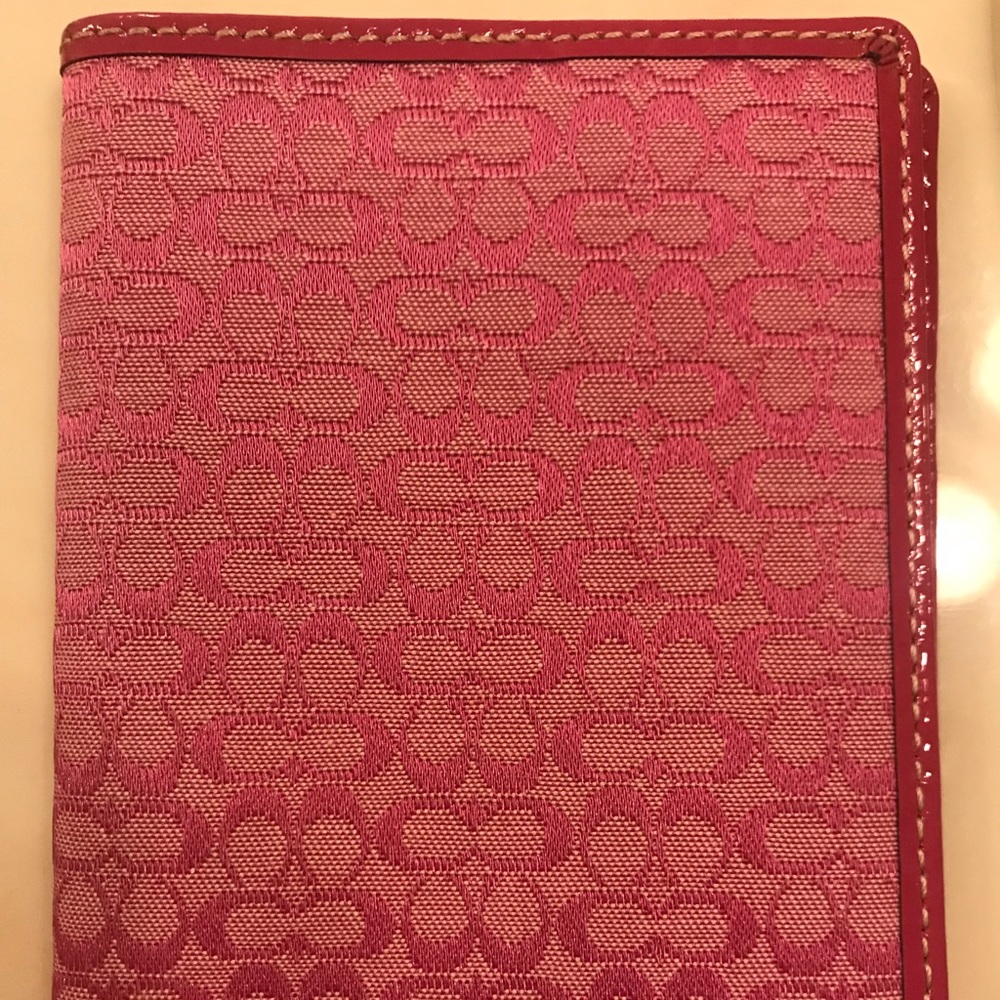 Coach passport holder